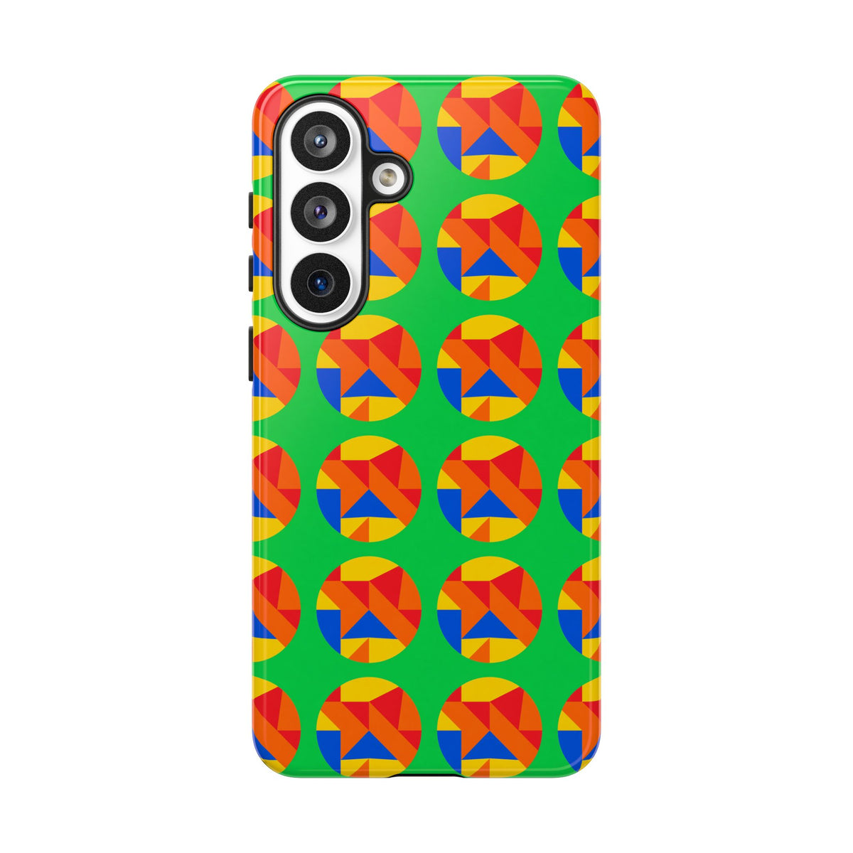 Broken Circle Planes Tough Phone Case – Cubist Abstract Pattern