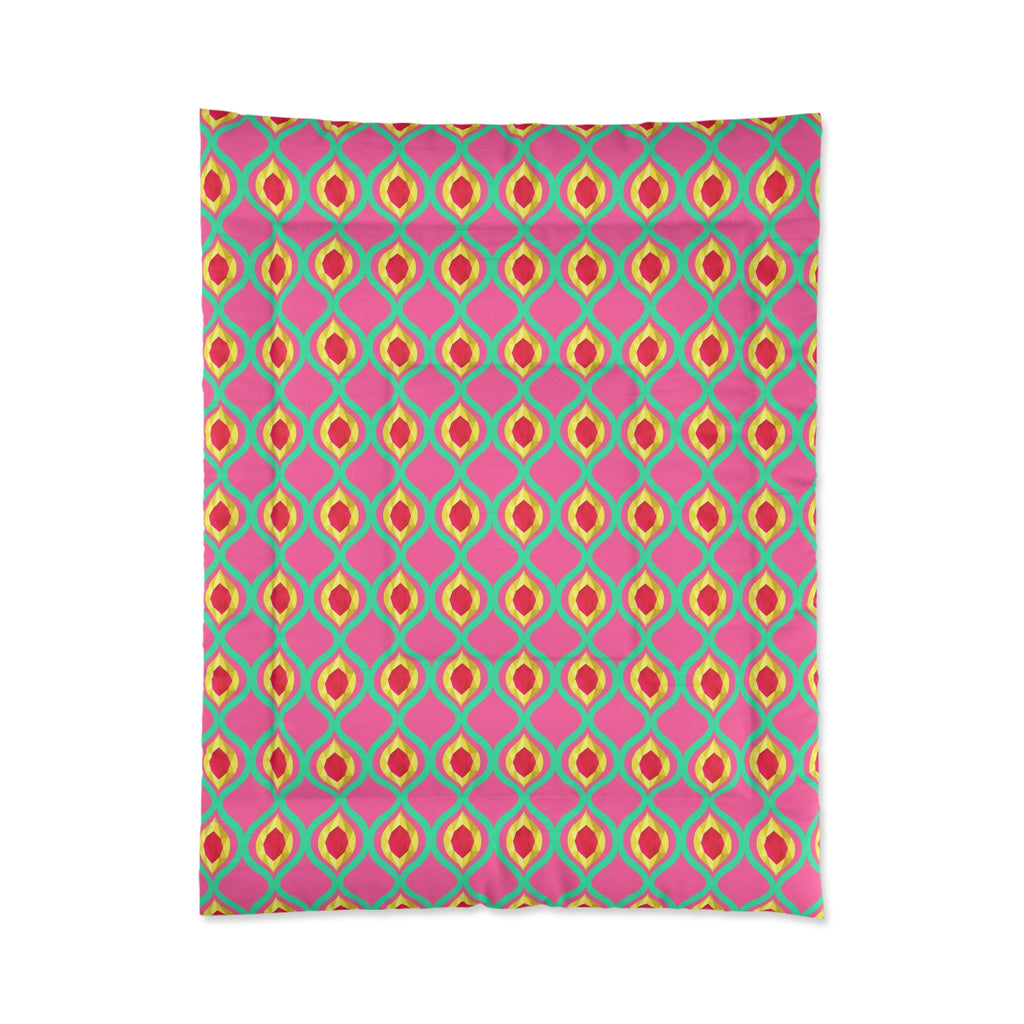 Grand Gold Ogee Lattice II Comforter – Candy Christmas