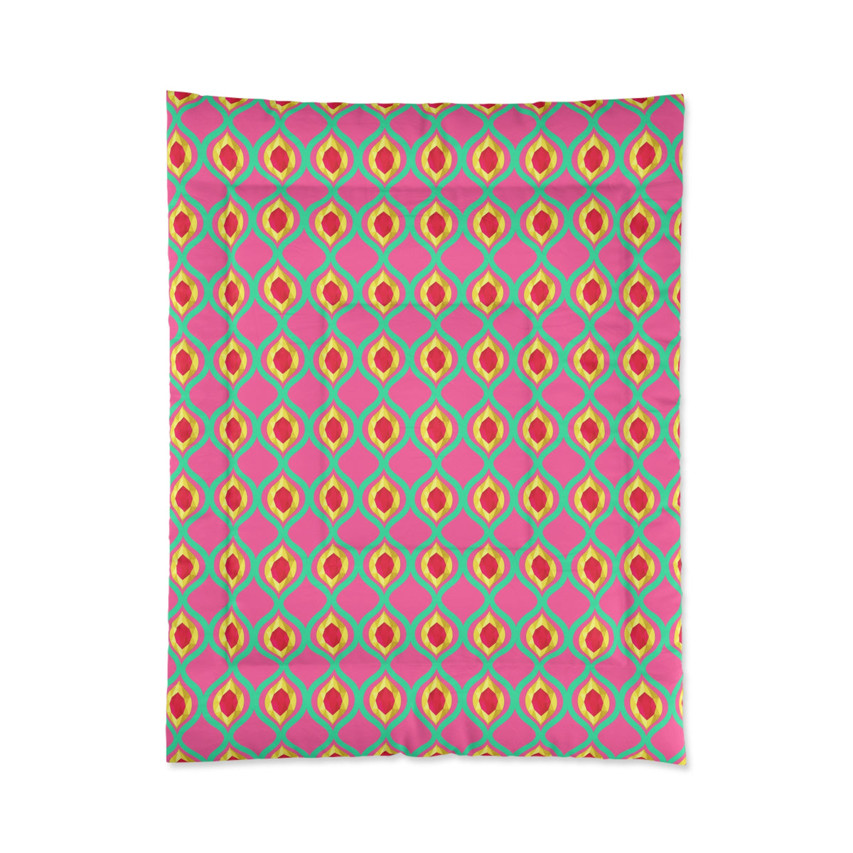 Grand Gold Ogee Lattice II Comforter – Candy Christmas