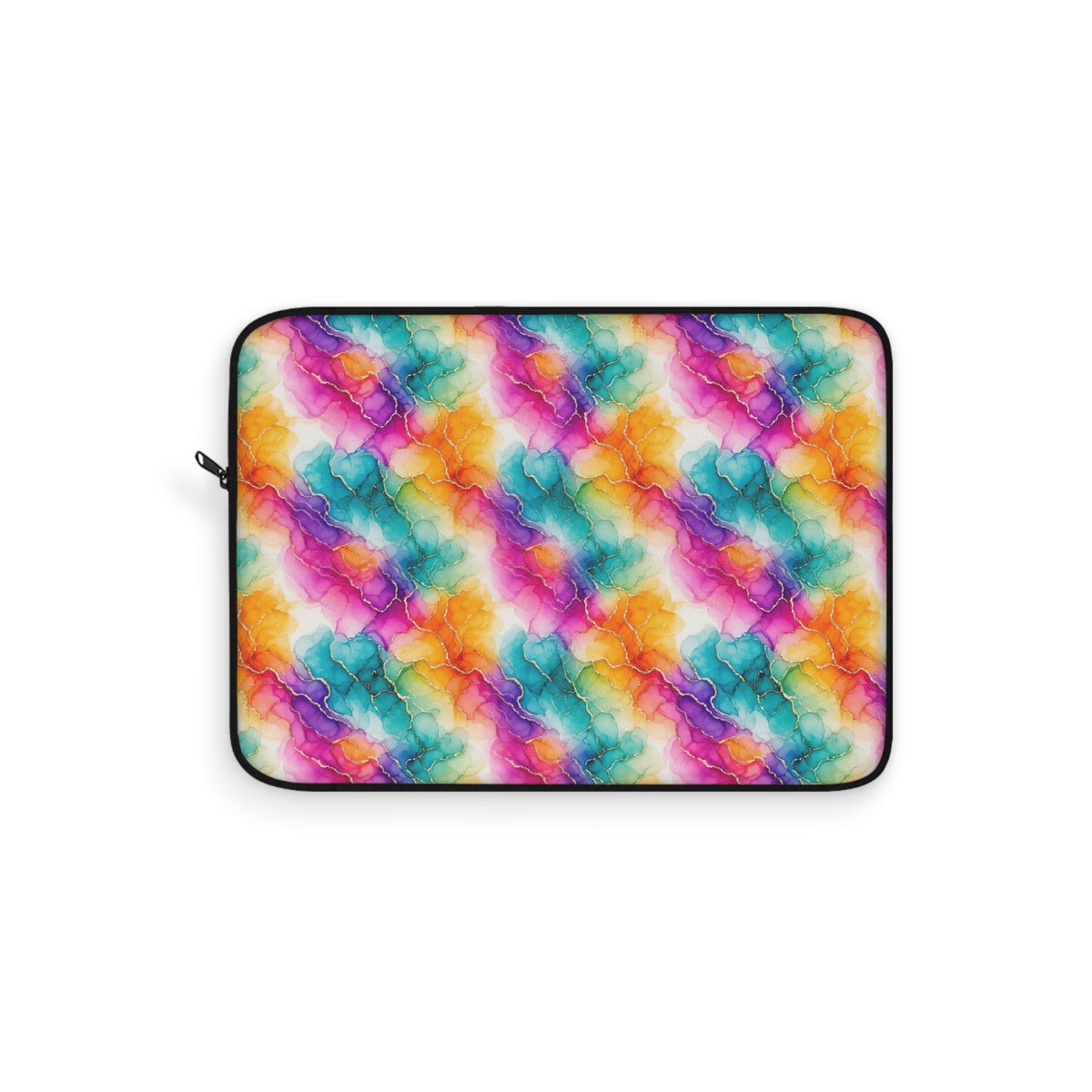 Rainbow Alcohol Ink Bloom Laptop Sleeve