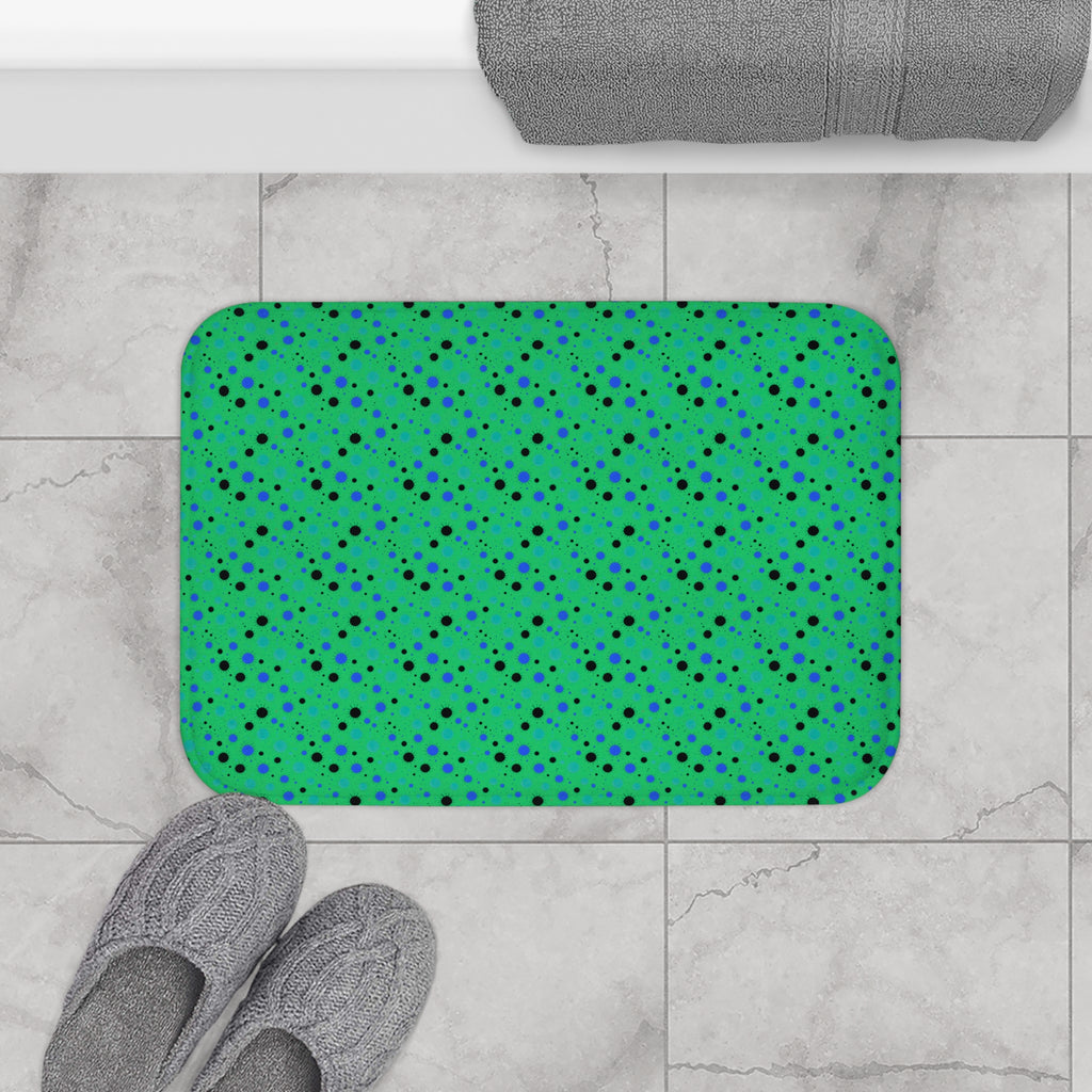 Blot Burst Bath Mat – Ocean Jewel