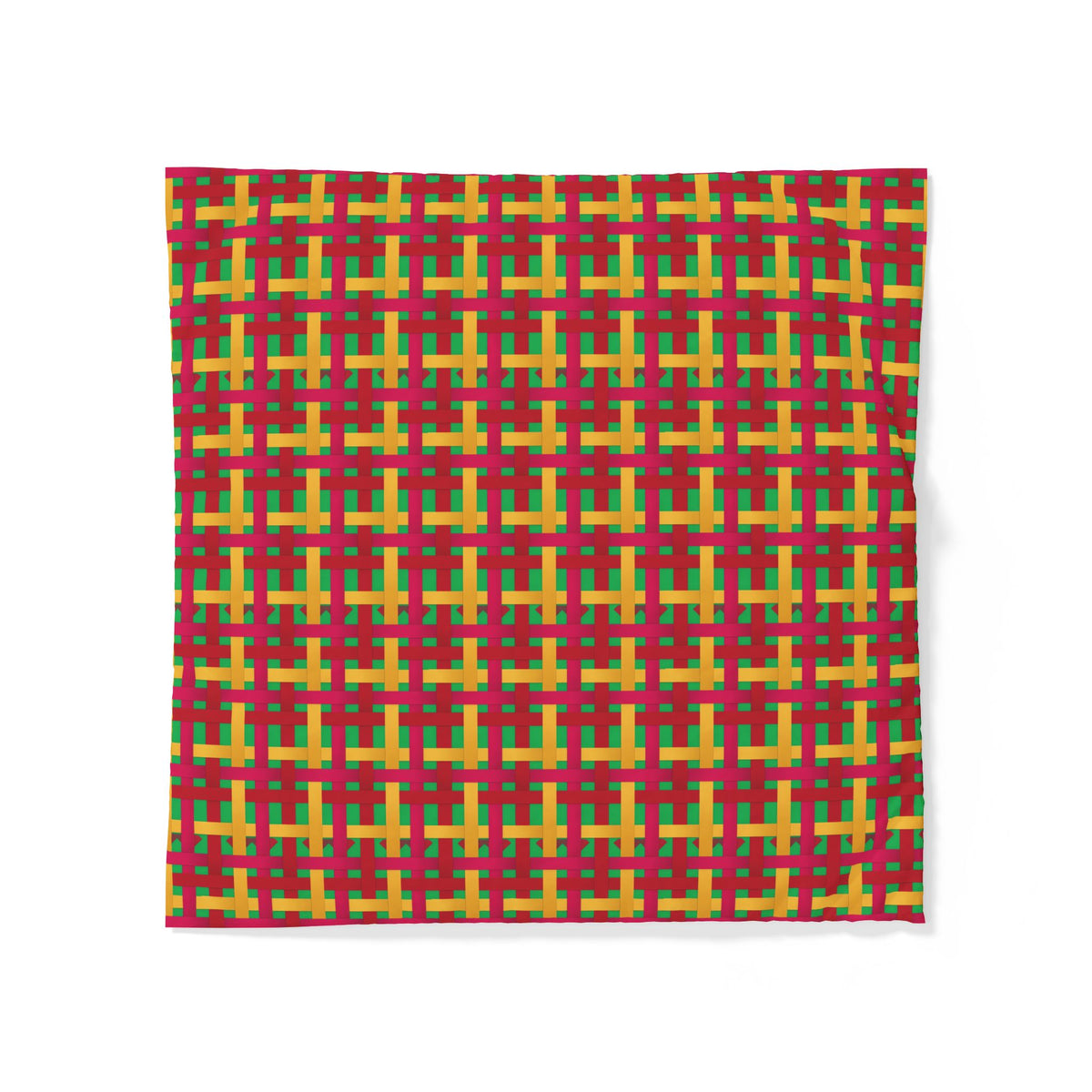 Big Jewel Ribbon Weave Cotton Duvet Cover – Ribbon Weave Pattern