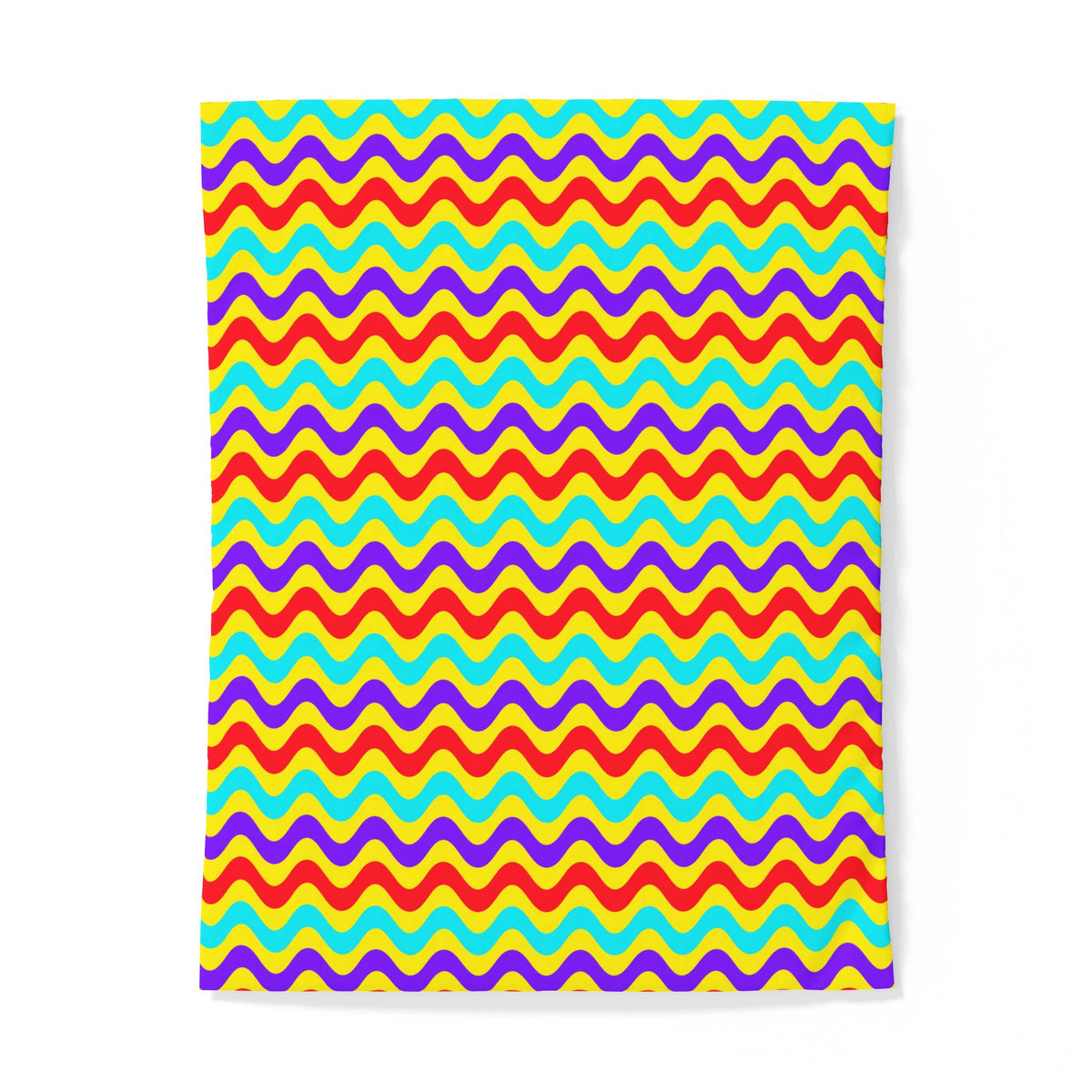Big Ripple Chevrons Cotton Duvet Cover – Op-Art Chevron Pattern