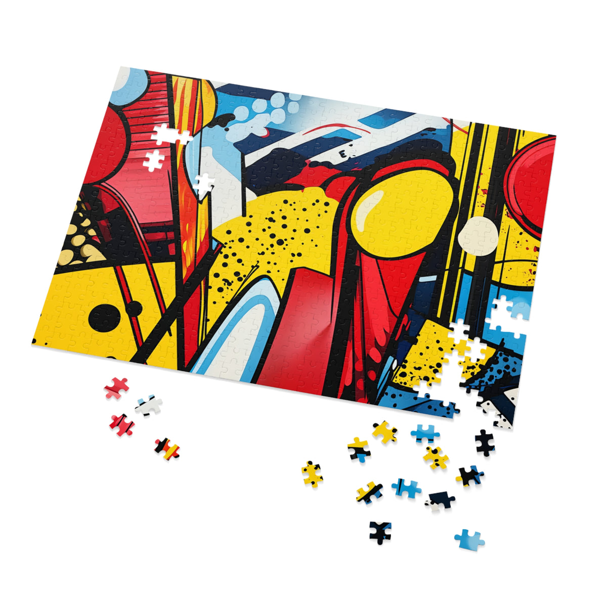 Pop Art Blast Jigsaw Puzzle with Tin – Pop Art Abstract