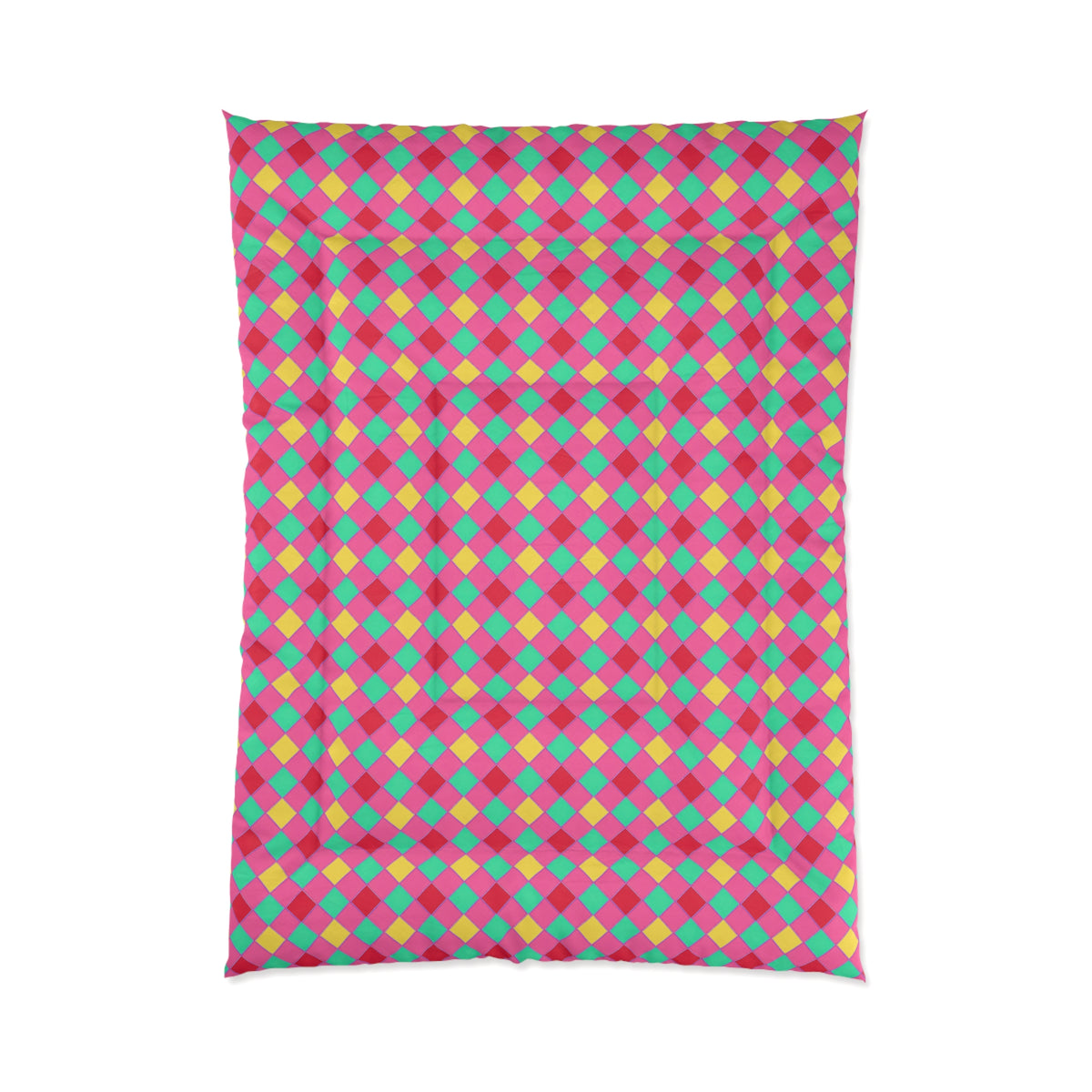 Jewel Harlequin Check Comforter – Candy Christmas