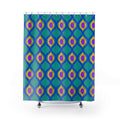 Grand Gold Ogee Lattice II Shower Curtain – Peacock Jewel