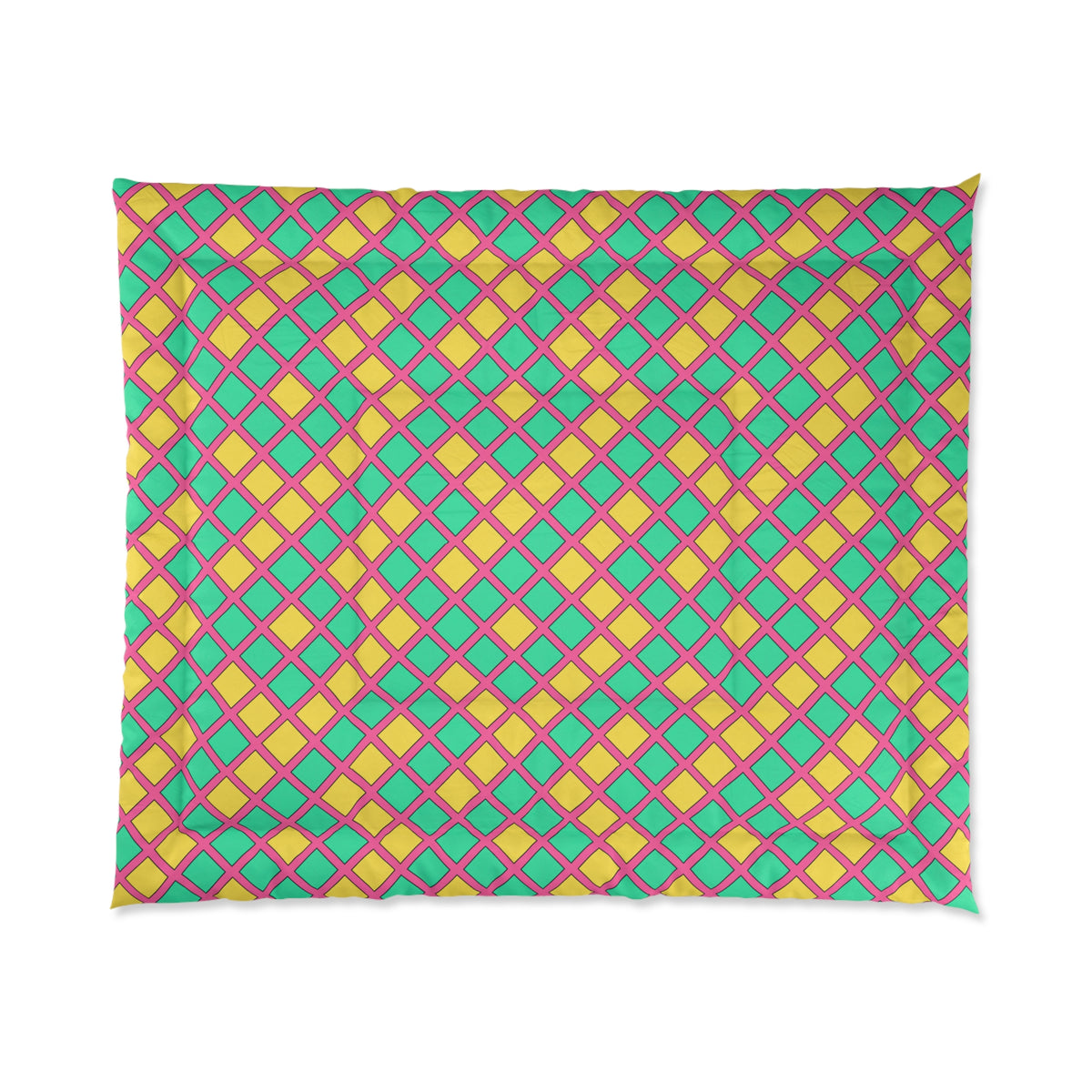 Harlequin Gold Grid Comforter – Candy Christmas