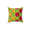 Giant Prism Diamond Lattice Faux Suede Cushion – Diamond Lattice Pattern