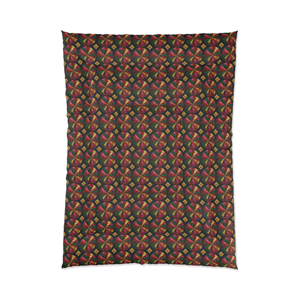 Kaleido Jewel Wheels Comforter – Kaleidoscopic Pattern