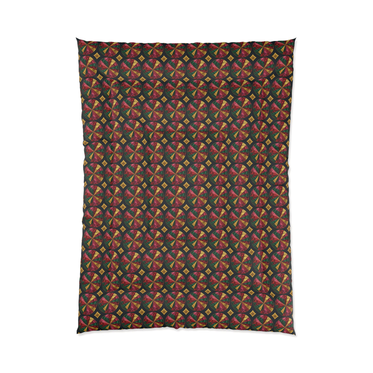 Kaleido Jewel Wheels Comforter – Kaleidoscopic Pattern