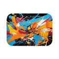 Electric Paint Splash Bath Mat – Bold Abstract Art