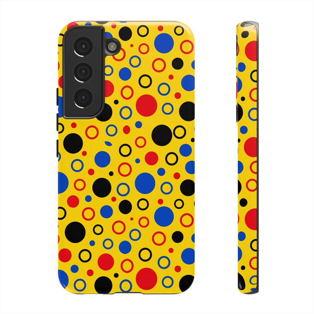 Bubble Outlines Tough Phone Case – Pop Abstract Pattern