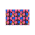 Melting Checkerboard Outdoor Rug – Psychedelic Op-Art Pattern