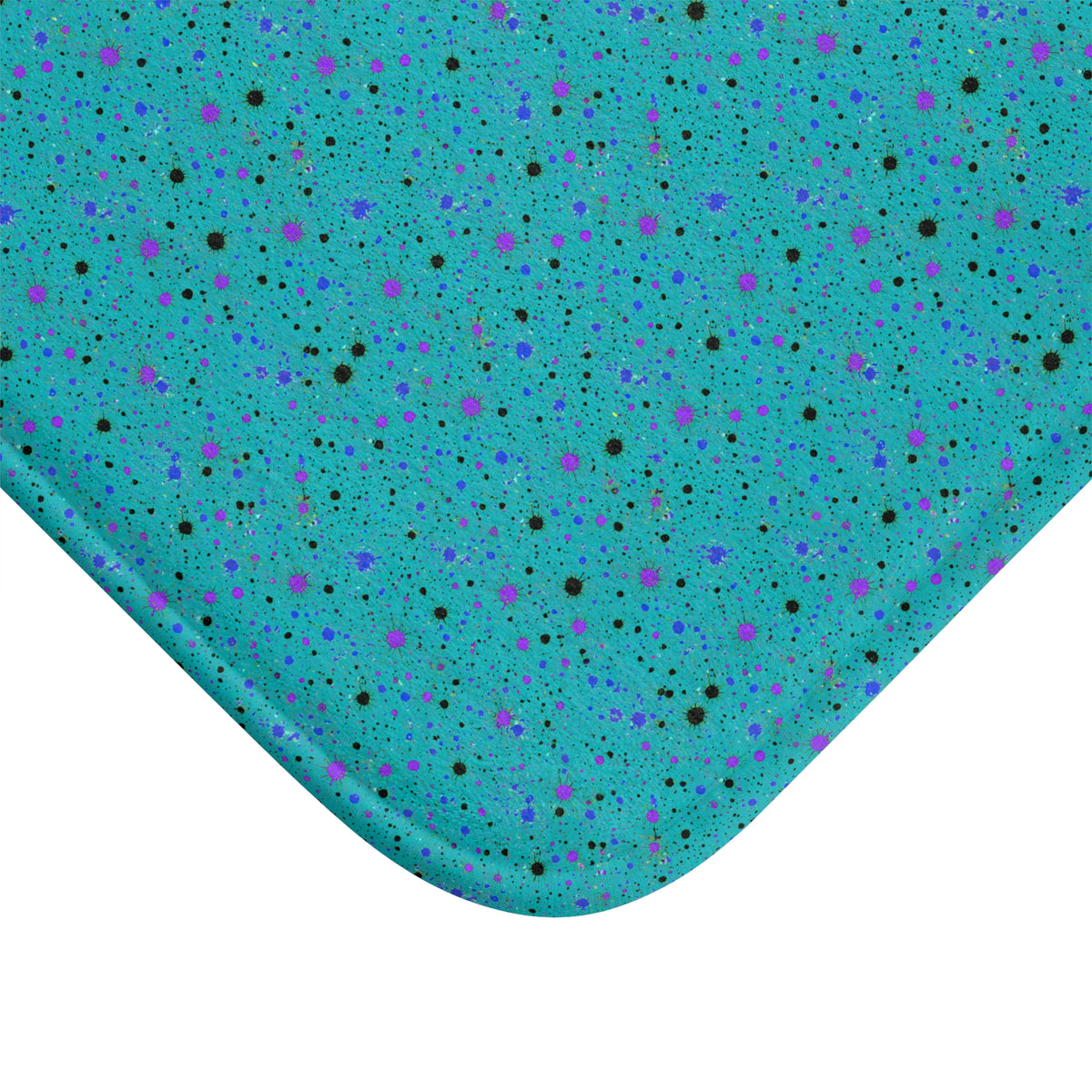 Spray Field Bath Mat – Peacock Jewel