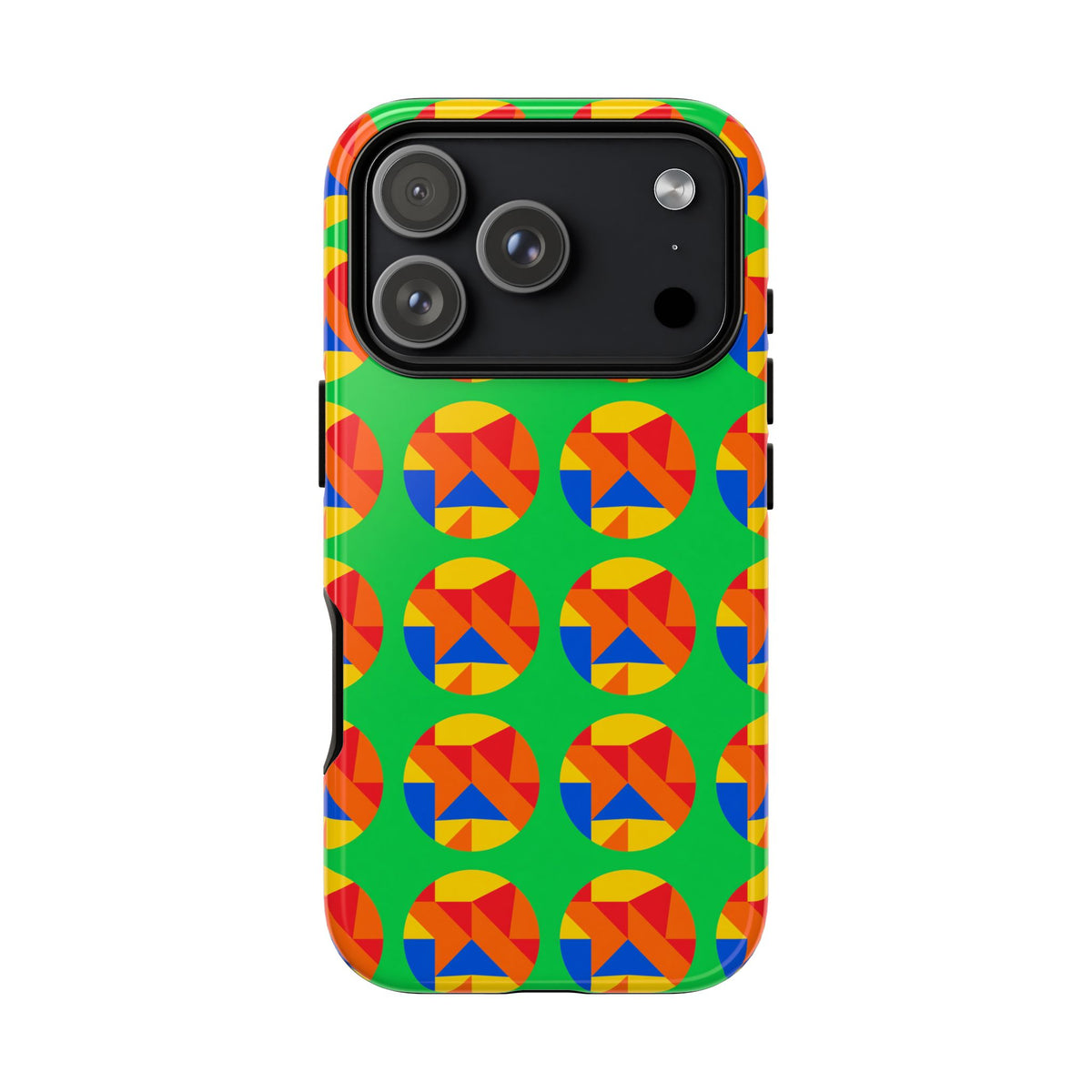 Broken Circle Planes Tough Phone Case – Cubist Abstract Pattern