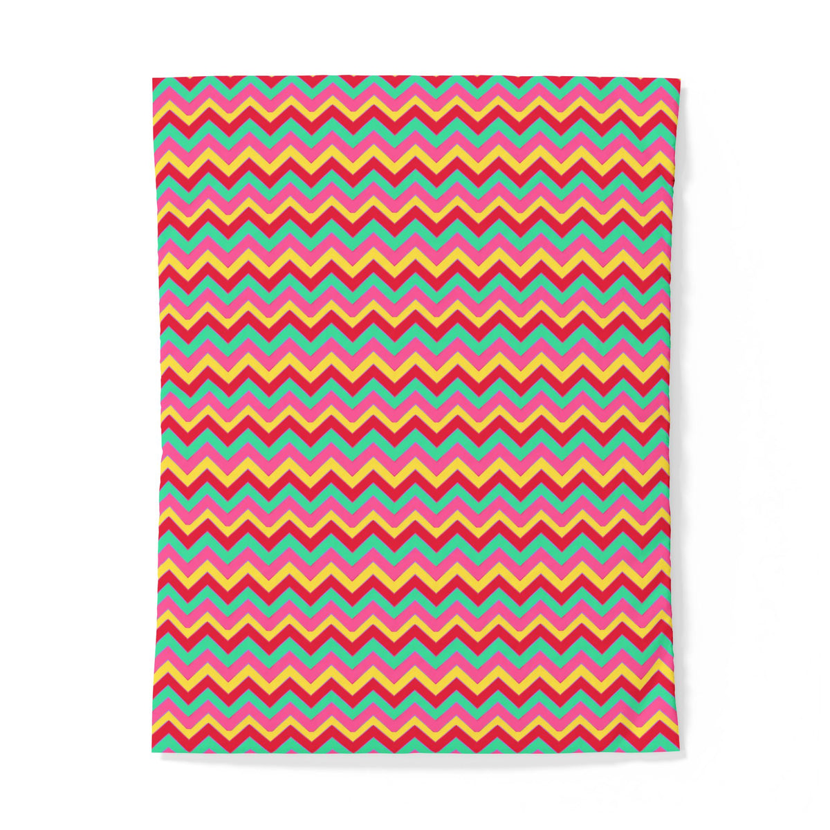 Jewel Chevron Bands Cotton Duvet Cover – Candy Christmas