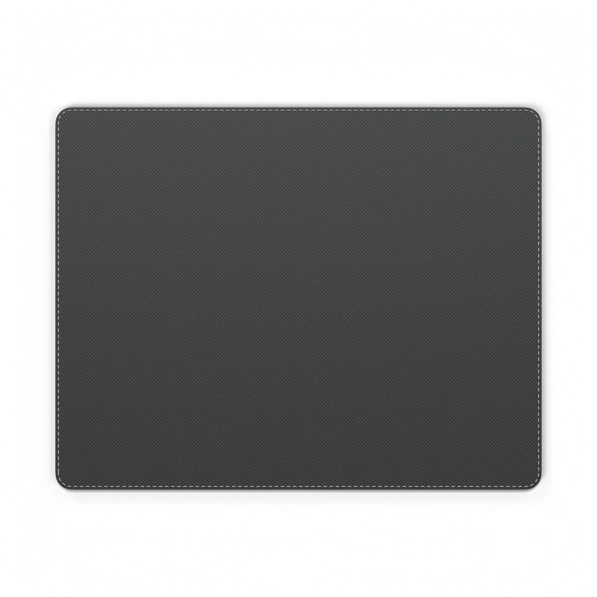 Split Square Fiesta Vegan Leather Mouse Mat – Cubist Geometric Pattern