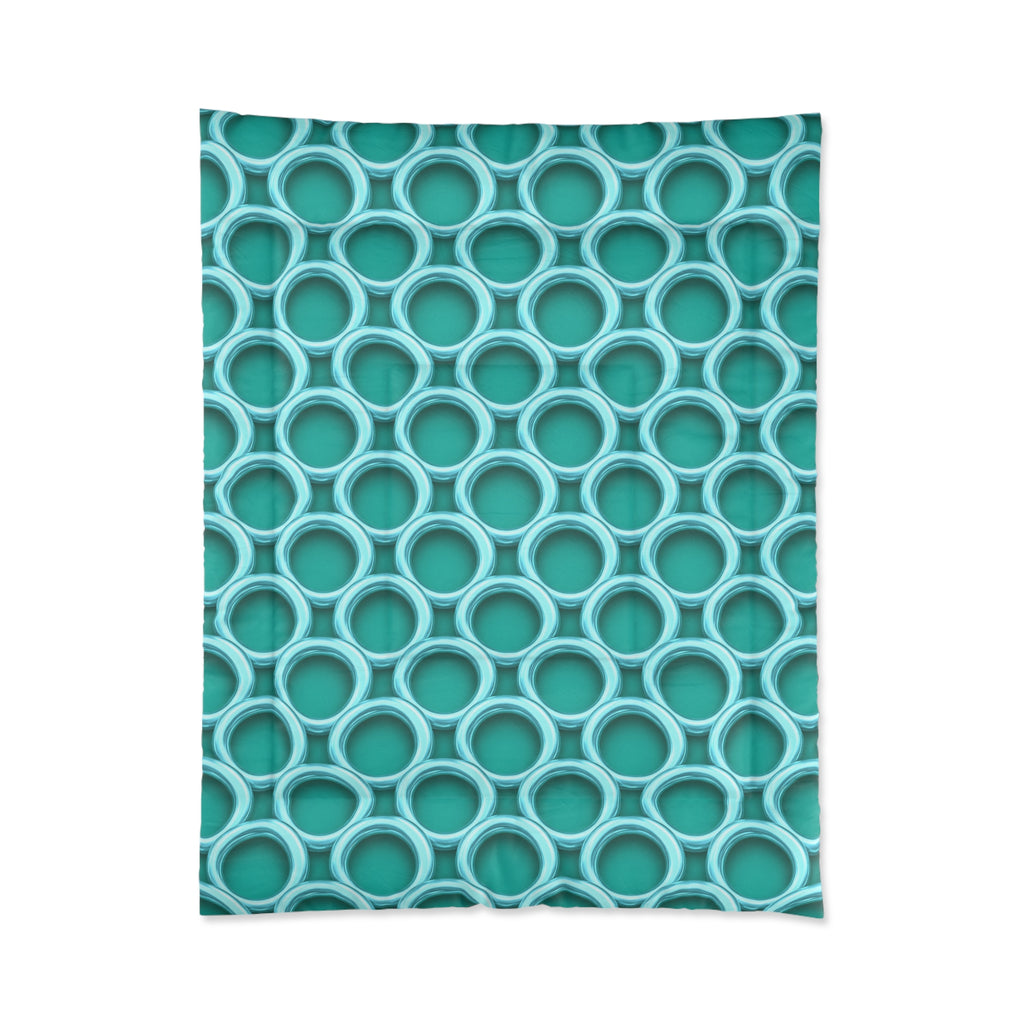 Big Gold Ring Weave Comforter – Peacock Jewel