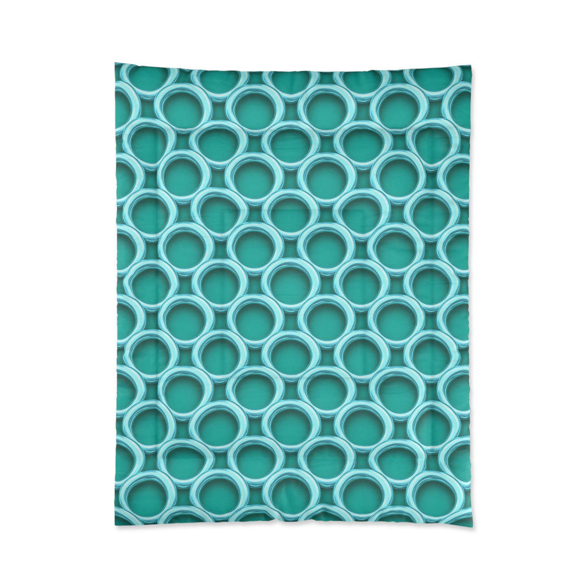 Big Gold Ring Weave Comforter – Peacock Jewel