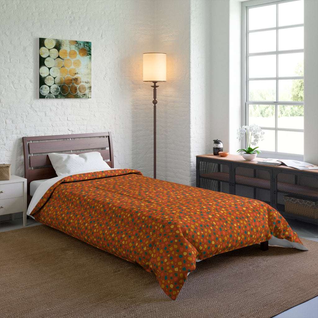 Confetti Aggregate Comforter – Speckled Aggregate Pattern