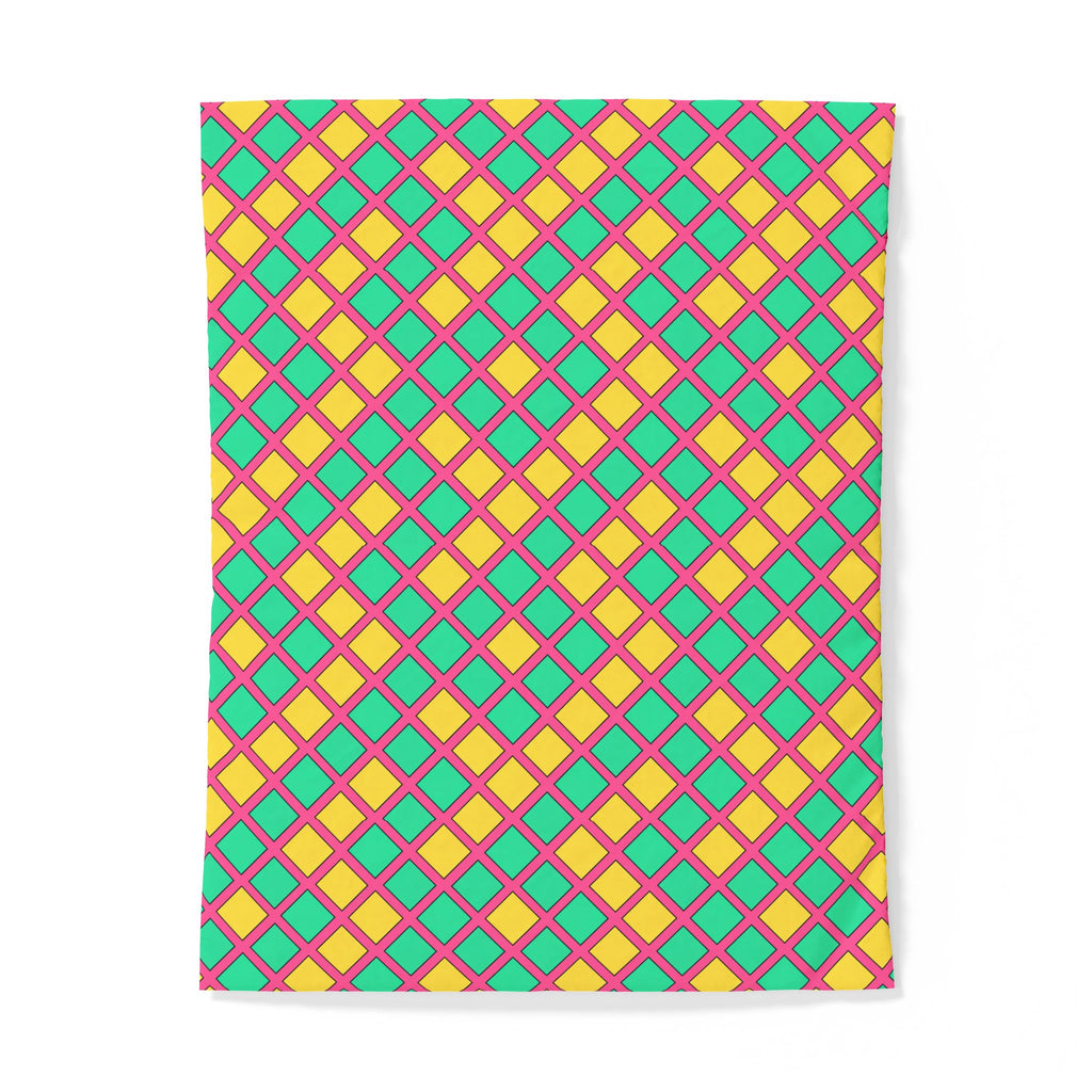 Harlequin Gold Grid Cotton Duvet Cover – Candy Christmas