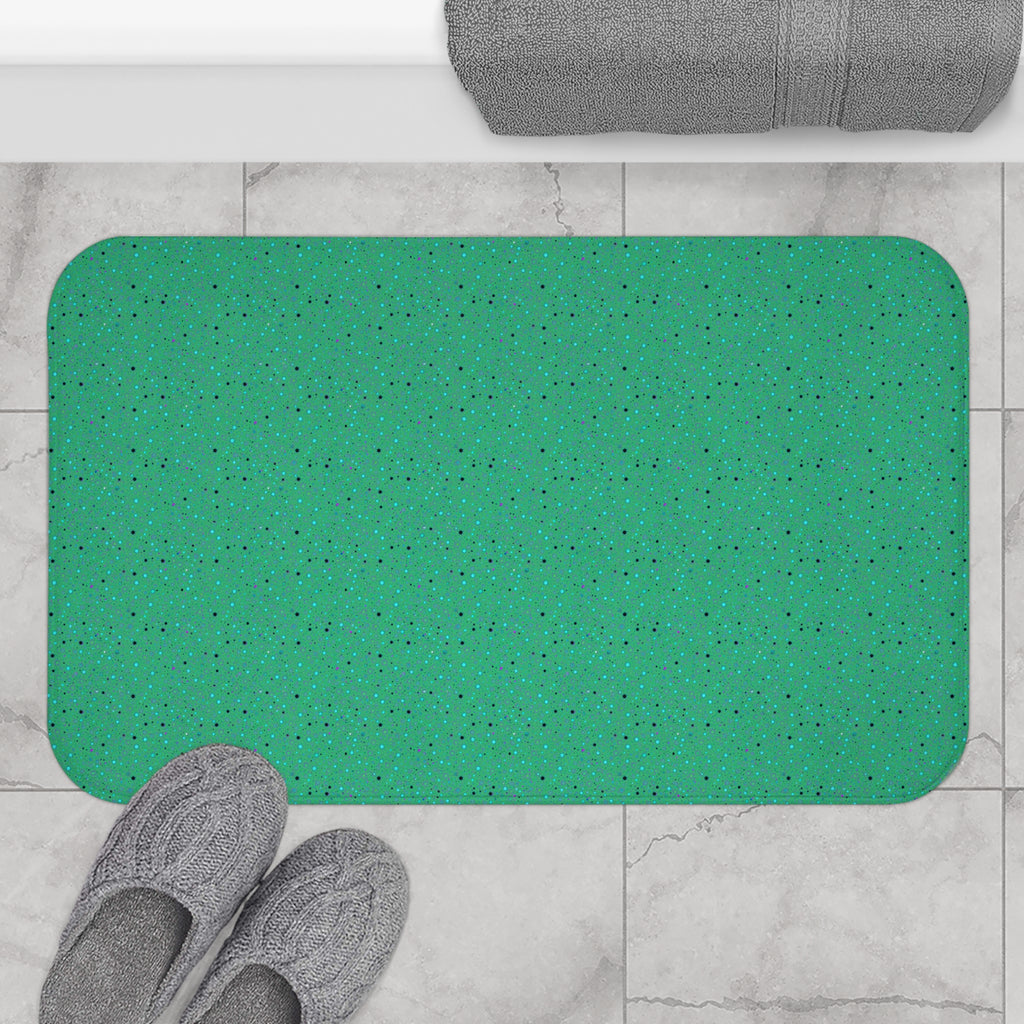 Confetti Spatter Bath Mat – Ocean Jewel