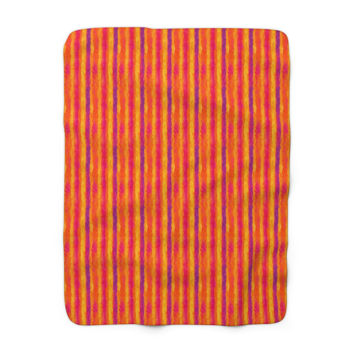 Bleed Stripe Ombre Sherpa Fleece Blanket – Ombre Wash Pattern
