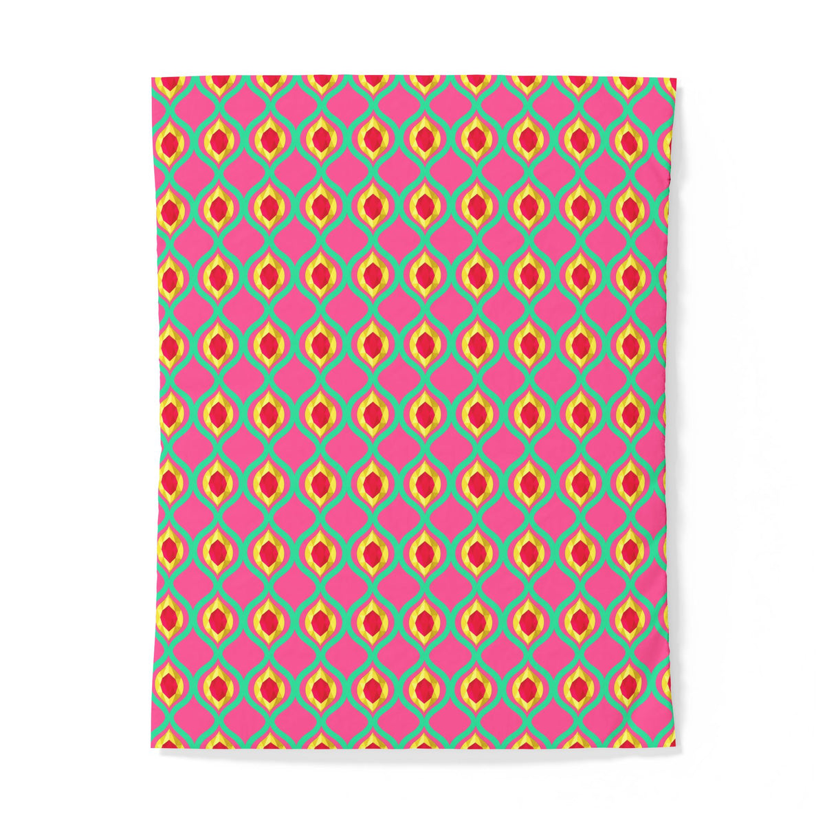 Grand Gold Ogee Lattice II Cotton Duvet Cover – Candy Christmas