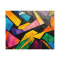 Shattered Prism Geometry Jigsaw Puzzle with Tin – Geometric Abstract Art