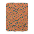 Two-Scale Chips Sherpa Fleece Blanket – Abstract Chip Pattern Pattern