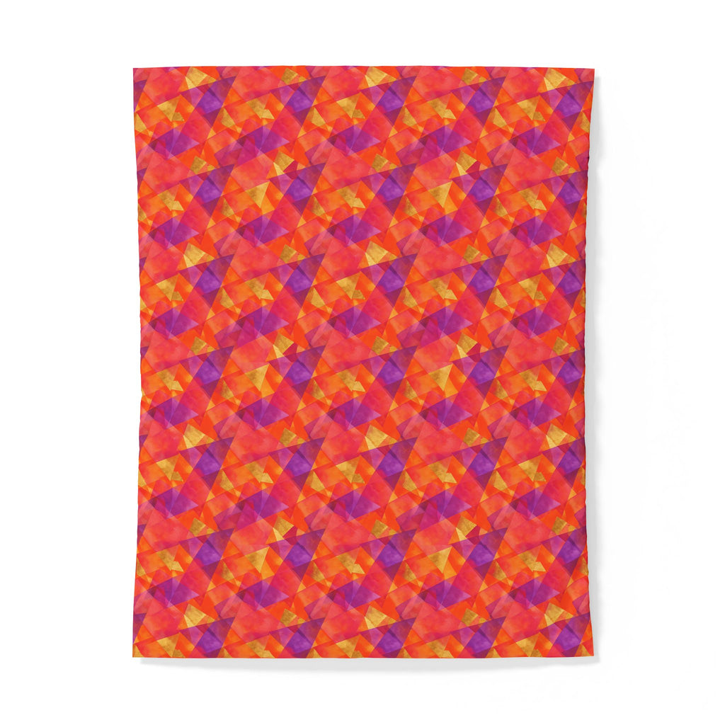 Layered Wash Shards Cotton Duvet Cover – Wet-In-Wet Abstract Pattern