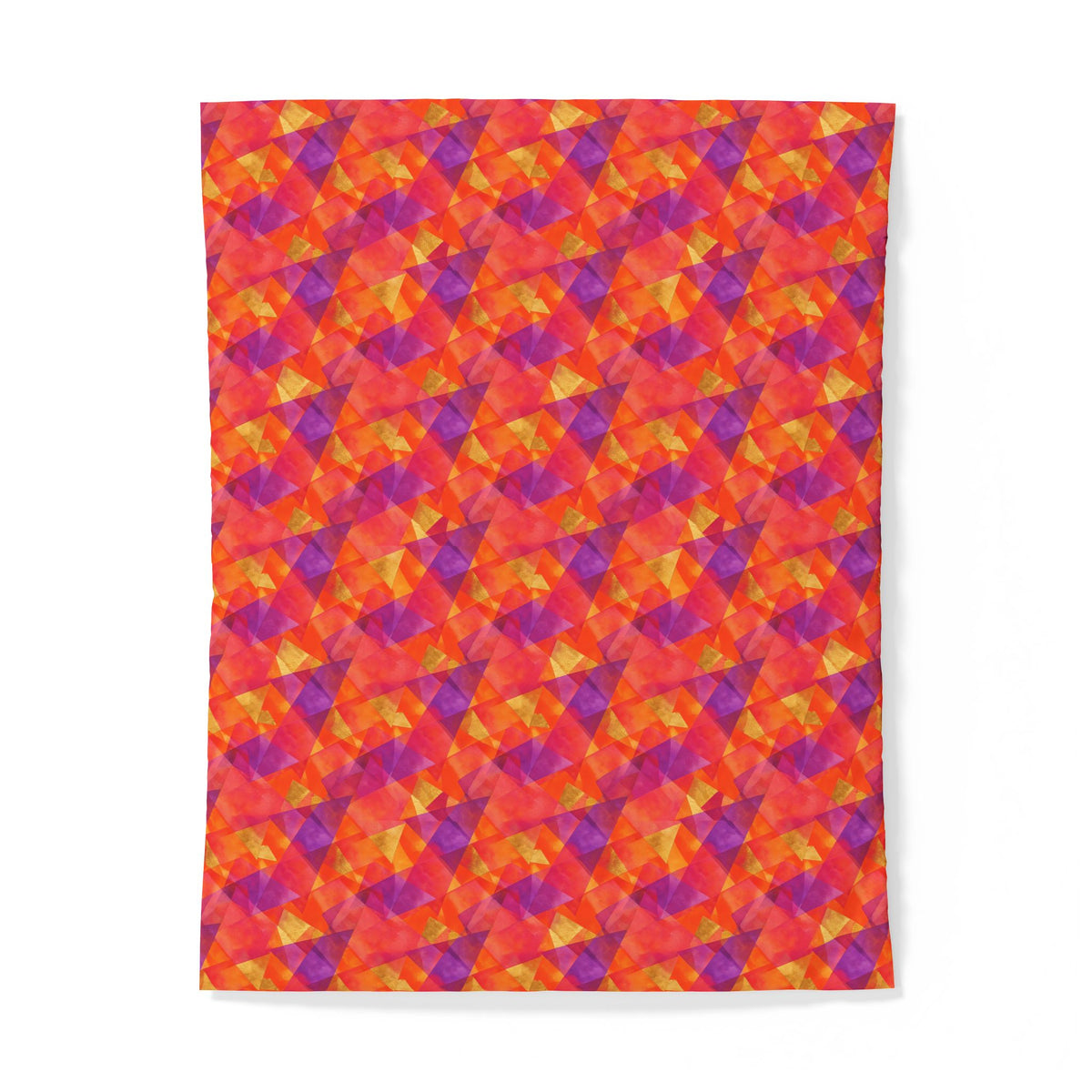 Layered Wash Shards Cotton Duvet Cover – Wet-In-Wet Abstract Pattern