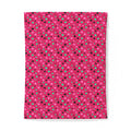 Blot Burst Cotton Duvet Cover – Candy Pop on Raspberry