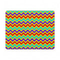 Big Ripple Chevrons Vegan Leather Mouse Mat – Op-Art Chevron Pattern