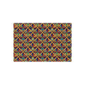Gilded Lattice Sunburst Outdoor Rug – Art Deco Geometric Pattern