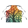 Stained Glass Autumn Tree Apron – Stained-Glass Style Art