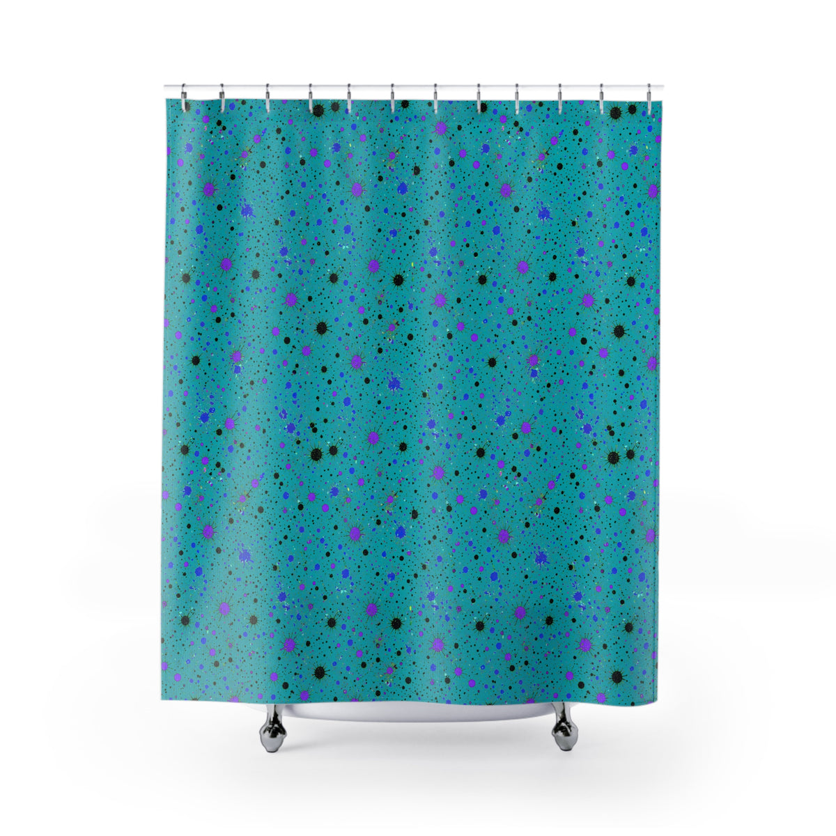 Spray Field Shower Curtain – Peacock Jewel