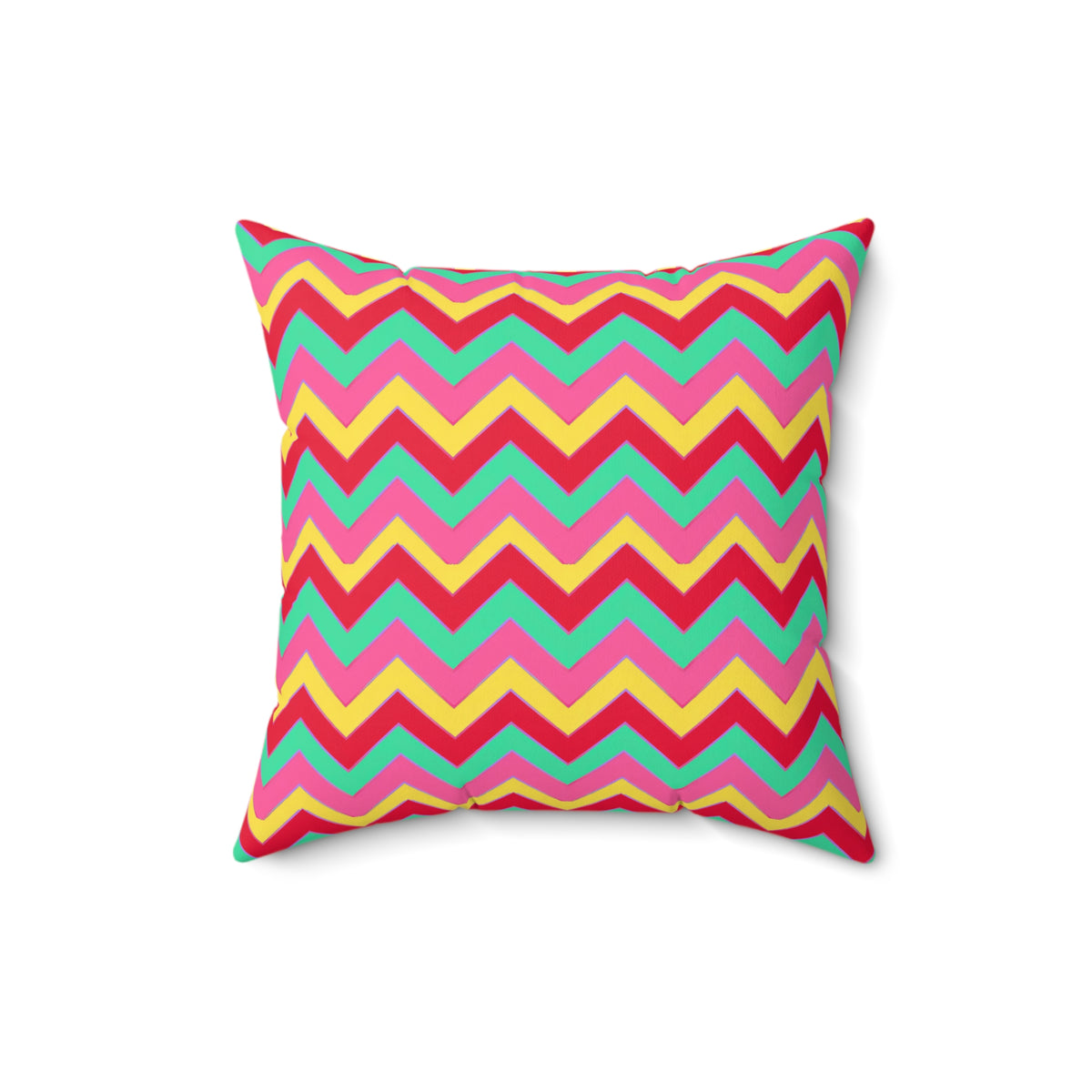 Jewel Chevron Bands Faux Suede Cushion – Candy Christmas