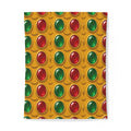 Grand Gold Cabochon Frames II Cotton Duvet Cover – Cabochon Geometric Pattern