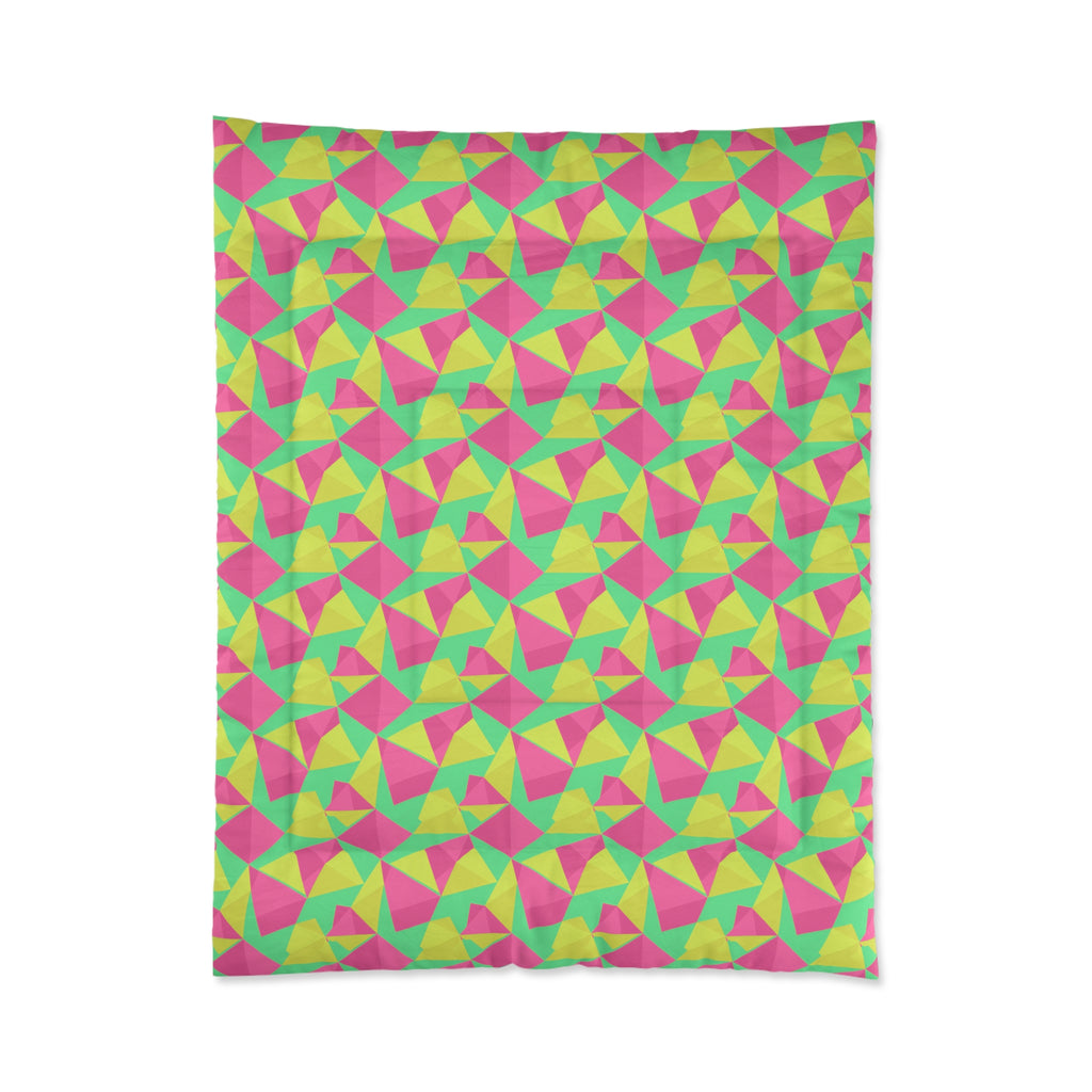 Faceted Gold Panels Comforter – Candy Christmas