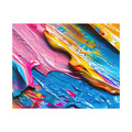 Vivid Paint Strokes Jigsaw Puzzle with Tin – Paint Stroke Abstract