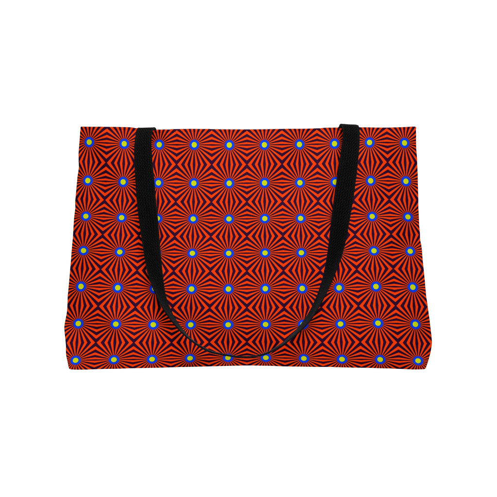 Starburst Stripes Weekender Tote Bag – Op-Art Pattern