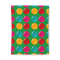 Giant Candy Glass Discs Cotton Duvet Cover – Glossy Candy Glass Pattern