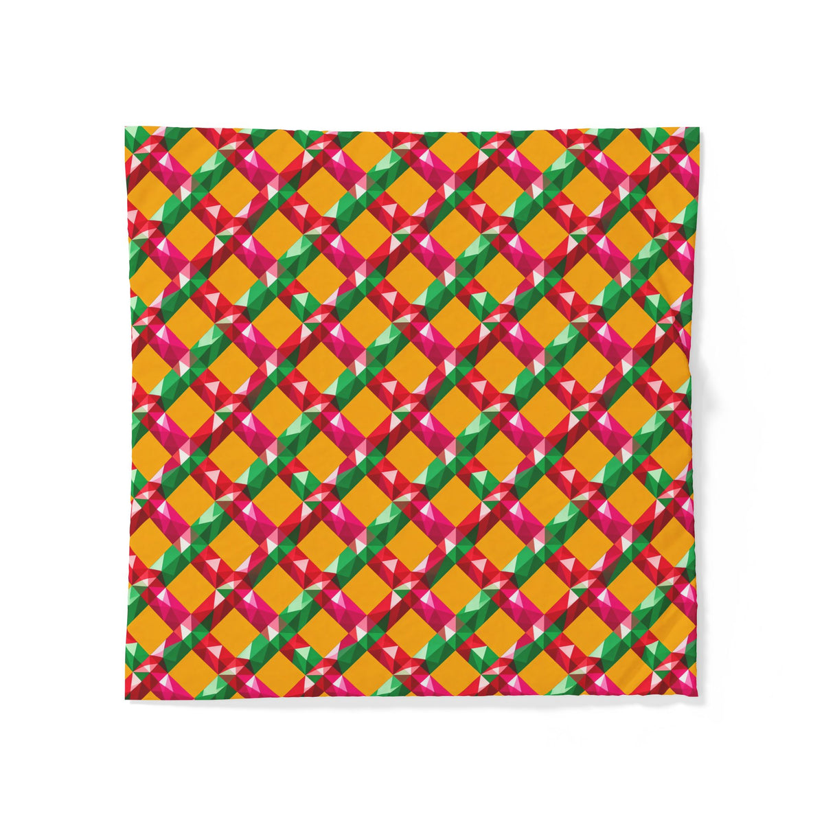 Big Jewel Prism Weave II Cotton Duvet Cover – Prism Weave Pattern