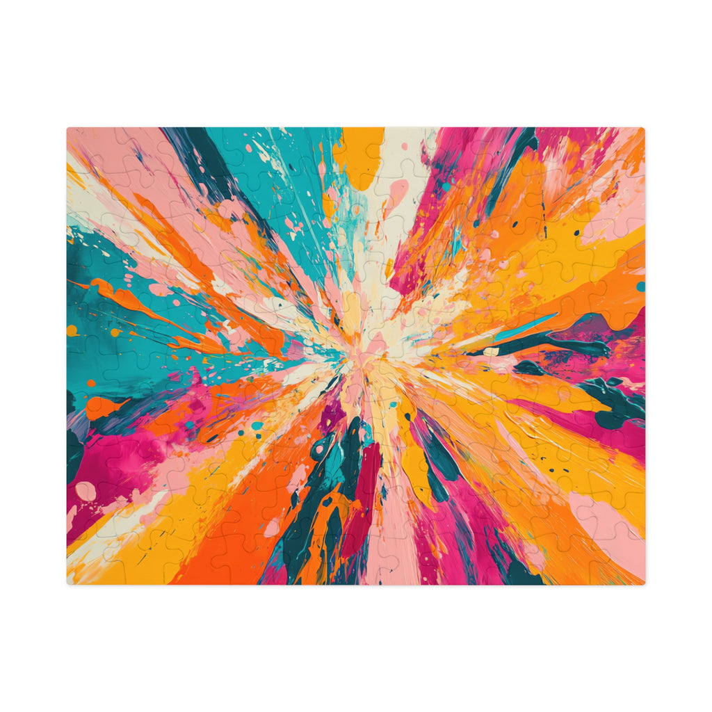 Colour Burst Explosion Jigsaw Puzzle with Tin – Colour Burst Art