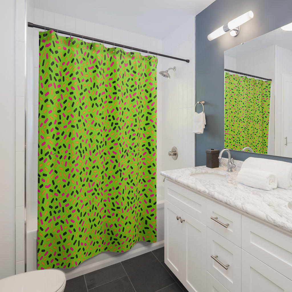 Sprinkle Pop Shower Curtain – Tropical Punch