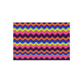 Bold Wave Stripes Outdoor Rug – Op-Art Pattern