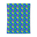 Cubist Sunburst Blocks Cotton Duvet Cover – Peacock Jewel