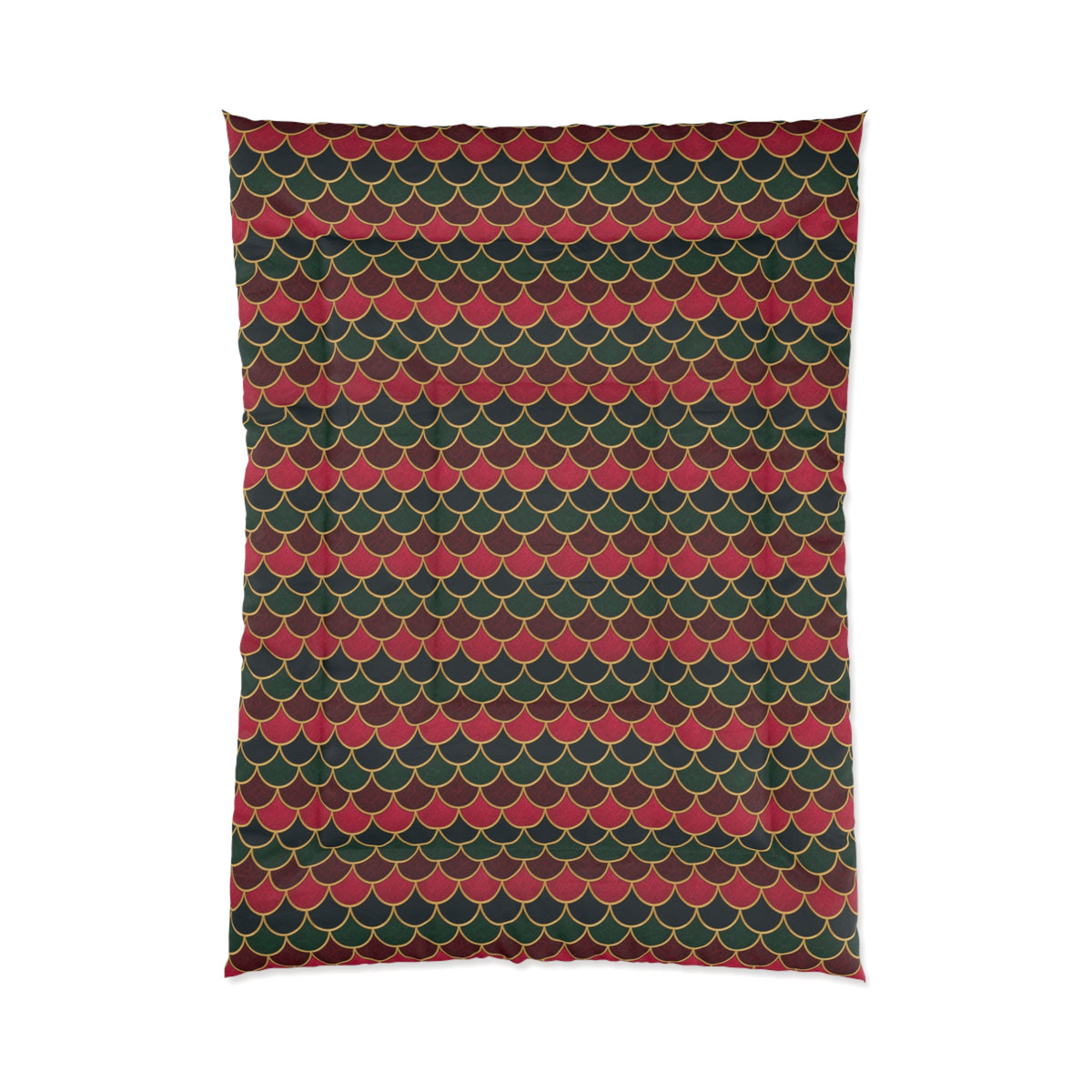 Jewel Scales Comforter – Art Deco Pattern