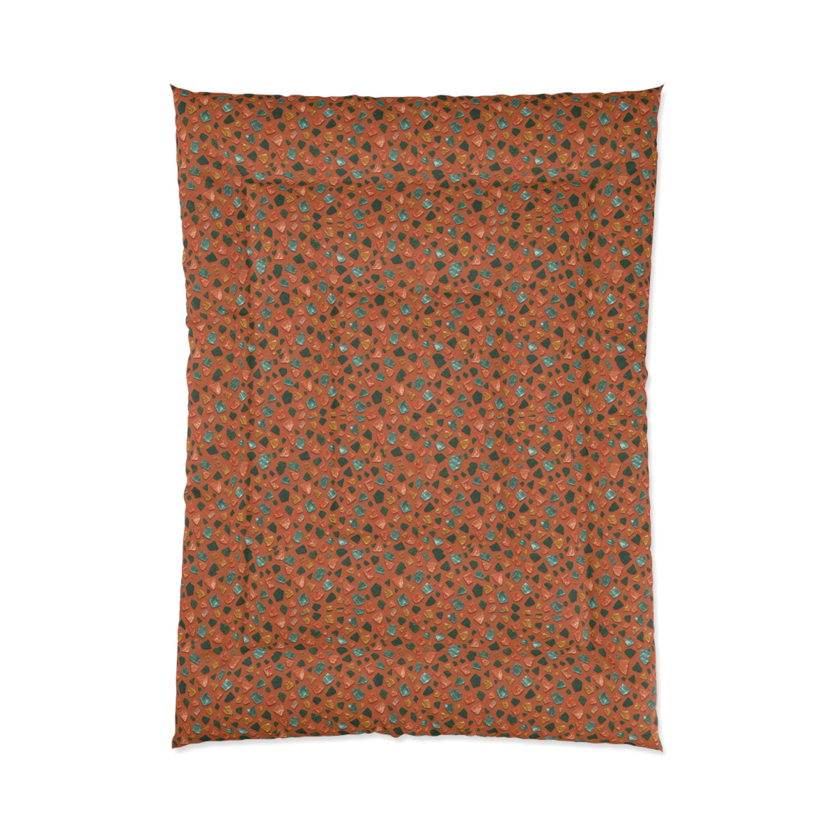 Glass Chip Sheen Comforter – Terrazzo Pattern